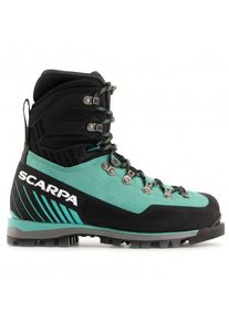 Scarpa Mont Blanc Pro GTX Bergschuhe Damen (Gr 41,5 |schwarz/türkis |wasserdicht)