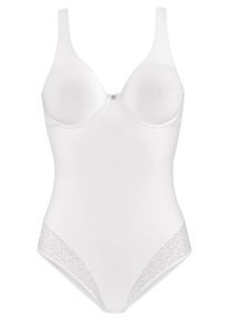Lascana Große Größen T-Shirt-Body Gr. 90B weiß für Damen