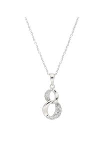 Vivance Damen Kette mit Anhänger "chic design", Silber 925 (Sterlingsilber), silber, Silber 925 (Sterlingsilber), Halsketten