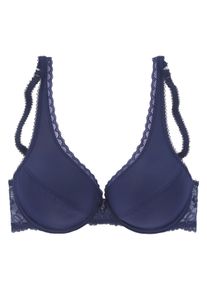 Lascana Große Größen Bügel-BH Gr. 95B blau für Damen