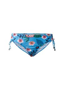 Tom Tailor Damen Bikini-Slip mit Blumenmuster, blau, Blumenmuster, Gr. 38