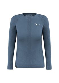 Salewa Zebru Responsive L/S Tee Merinounterwäsche Damen (Gr 36 |blau)