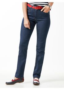 Walbusch Damen Yoga Jeans Ultrastretch Slim Fit einfarbig Blue Stoned