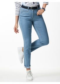 Walbusch Damen Yoga Jeans Ultrastretch einfarbig Mid Blue