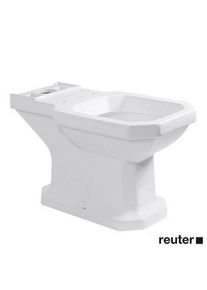 Duravit 1930 Stand-Tiefspül-WC für Kombination L: 66,5 B: 35,5 H: 39 cm weiß, mit WonderGliss, Abgang waagerecht 02270900001
