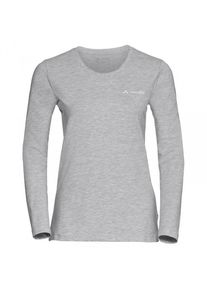 Vaude - Women's Brand L/S Shirt - Funktionsshirt Gr 34 grau