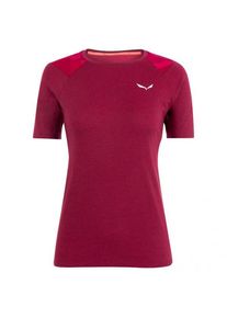 Salewa Cristallo Warm AMR Tee Merinounterwäsche Women (Gr 34 |rot)
