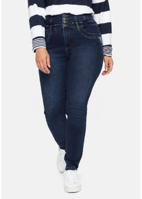 Große Größen Super Skinny Jeans in Curvy-Schnitt ANNE Gr. 44 blau von sheego für Damen