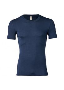 Engel Shirt S/S Merinounterwäsche Herren Wandern (Gr 46/48 |blau)