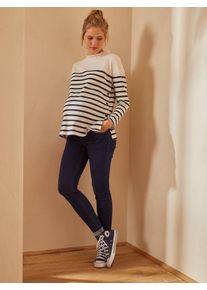 Umstands-Jeans mit Stretch-Einsatz, Skinny-Fit dark blue Gr. 32 von Vertbaudet