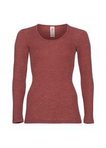 Langarm Unterhemde Engel Unterhemd L/S Damen (Gr 34/36 |rot)