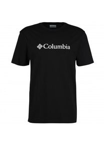 T-Shirt Columbia CSC Basic Logo Short Sleeve Herren (Gr M - Regular |schwarz)