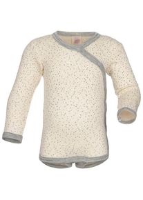 Engel Wickelbody L/S Merinounterwäsche Kinder Freizeit (Gr 74/80 |beige)