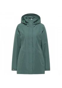 Vaude Jalama Coat Mantel Women (Gr 34 |oliv/t&uuml;rkis |wasserdicht)