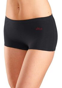 s.Oliver Panty schwarz Gr. 52/54 (XXXL) für Damen. Mit Logodruck. Körpernah. Nachhaltig.