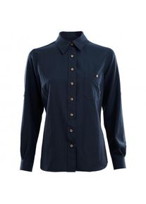 Bluse Aclima Leisurewool Reborn Woolshirt Damen (Gr S |blau)