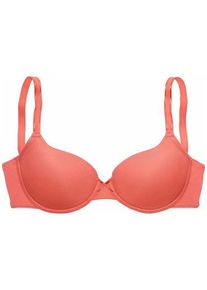 Lascana Schalen-BH 'Ela - perfect basic' orange Gr. 70A. Mit Schleife. Mit Bügel