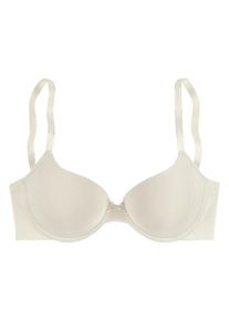 Lascana Schalen-BH 'Ela - perfect basic' beige Gr. 70AA. Mit Schleife. Mit Bügel