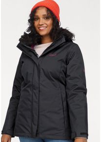 Jack Wolfskin Große Größen Funktionsjacke Gr. 52 grau für Damen