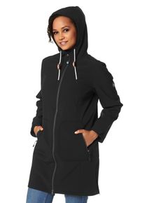 Polarino Große Größen Softshellmantel Gr. 40 schwarz für Damen
