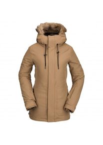 Volcom - Women's Shadow Insulated Jacket - Skijacke Gr M braun/beige