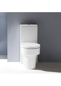Laufen VAL Stand-Tiefspül-WC für Kombination L: 66 B: 39 H: 44 cm, spülrandlos weiß, mit CleanCoat H8242814000001