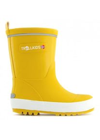 Trollkids Lysefjord Rubber Boots Gummistiefel Kinder (Gr 33 |gelb |wasserdicht)