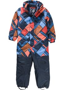 Color Kids Schneeanzug orange / dunkelblau