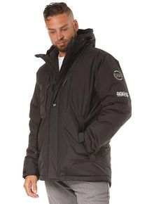 Jacke für Herren von Young And Reckless - Lined Parka - Größe S, Schwarz