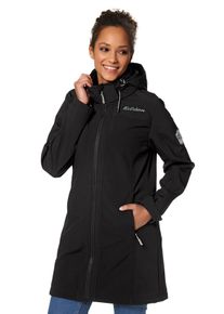 Große Größen Softshellparka Gr. 54 schwarz für Damen