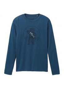Prana - Journeyman L/S T-Shirt Gr S - Slim blau