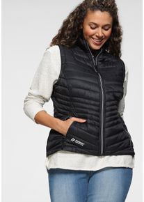 Maier Sports Große Größen Steppweste Gr. 46 schwarz für Damen