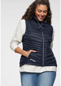 Maier Sports Große Größen Steppweste Gr. 40 blau für Damen