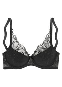 Lascana Große Größen Schalen-BH Gr. 85B schwarz für Damen