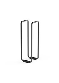 Decor Walther DW 223 Gästehandtuchhalter B: 90 H: 270 T: 90 mm schwarz matt 0859160