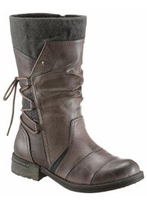 Große Größen Reflexan Stiefel Gr. 38 braun/grau für Damen