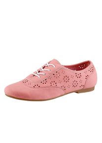 Citywalk Große Größen CITY WALK Schnürschuh Gr. 39 rosa für Damen