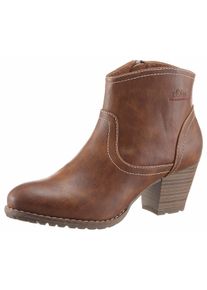 Große Größen s.Oliver RED LABEL Stiefelette Gr. 42 braun für Damen