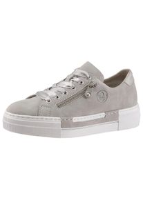 Rieker Große Größen Plateausneaker Gr. 41 grau für Damen