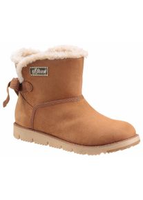 Große Größen s.Oliver RED LABEL Winterboots Gr. 42 braun für Damen