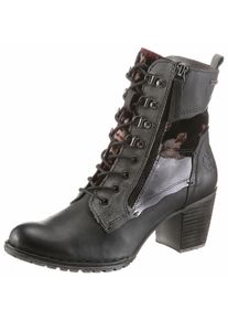 Große Größen Bugatti Schnürstiefelette Gr. 42 schwarz für Damen