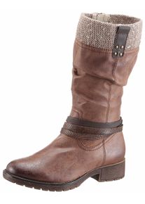 Große Größen Jana Stiefel Gr. 43 braun für Damen