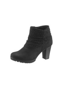 Citywalk Große Größen Stiefelette Gr. 41 schwarz für Damen
