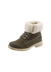 Tamaris Große Größen Winterboots Gr. 39 grün für Damen