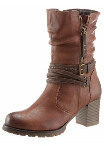 Große Größen Arizona Stiefelette Gr. 40 braun für Damen