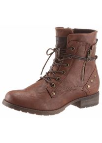 Große Größen Tom Tailor Schnürboots Gr. 38 braun für Damen