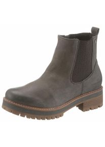 Große Größen Tom Tailor Chelseaboots Gr. 36 grau für Damen