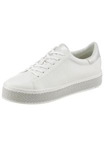 s.Oliver Große Größen Plateausneaker Gr. 39 weiß für Damen