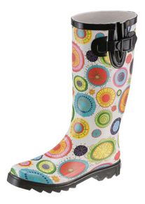 Große Größen GOSCH SYLT Gummistiefel Gr. 39 mehrfarbig für Damen