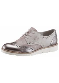 Große Größen s.Oliver RED LABEL Schnürschuh Gr. 41 rosa für Damen